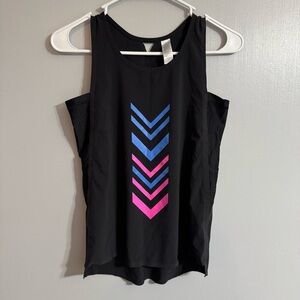 Ivivva by Lululemon Black Chevron Tank Top Size 12